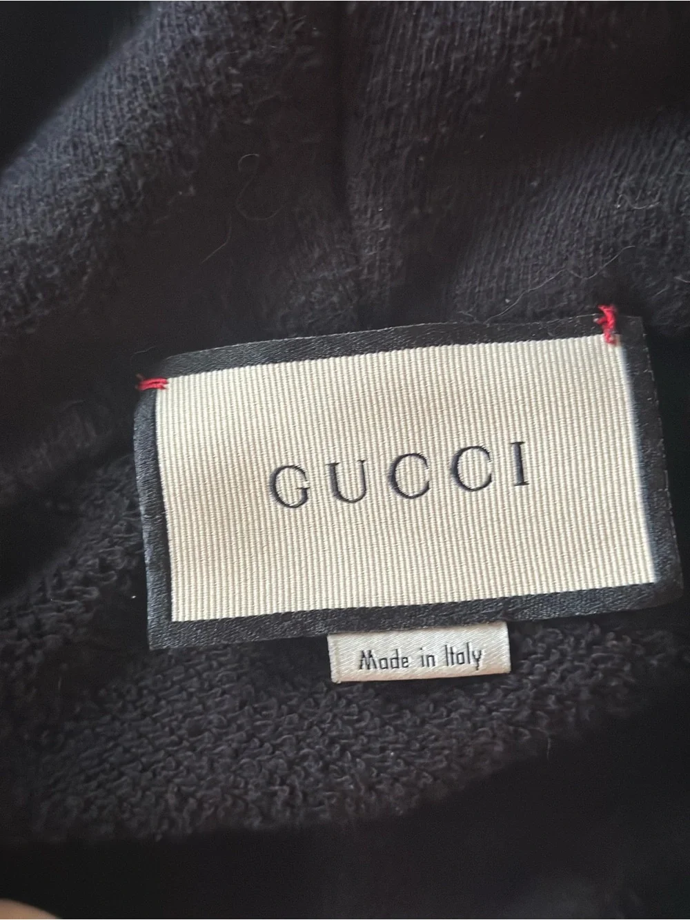 Men Gucci cotton hoodie